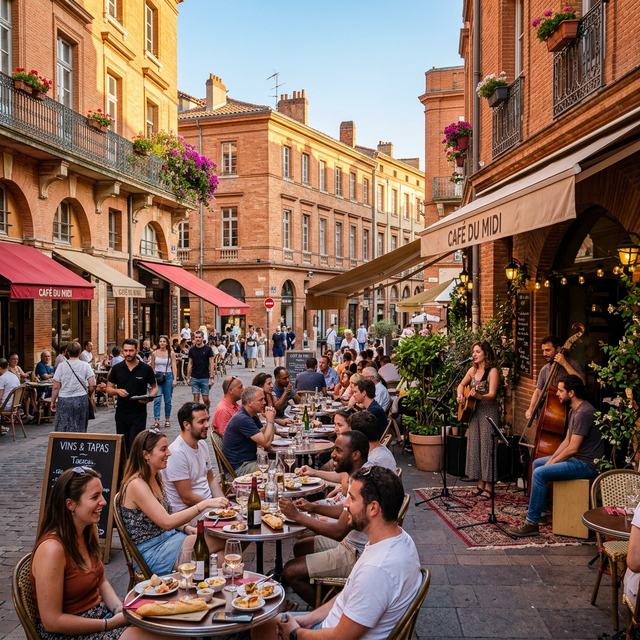 Le guide ultime des terrasses avec musique live à Toulouse